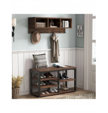 Вішалка для одягу 5 В 1 з настінною полицею