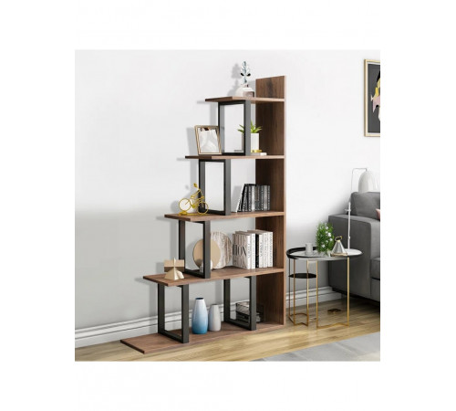 Стеллаж Sorren MSM – стильный L-образный стеллаж с 5 полками.