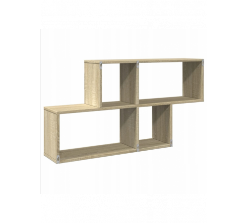 Настінна полиця 100×20×53 см дуб Сонома
