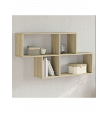 Настінна полиця 100x20x53 см, дуб сонома