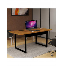 Офісний стіл в індустріальному стилі, горіх