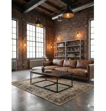 Журнальний столик у стилі MSMLOFT,каркас металевий