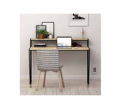 Стол письменный MSMLOFT с металлическим каркасом - 120×60×75 см.