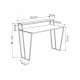 Стол письменный MSMLOFT с металлическим каркасом - 120×60×75 см.
