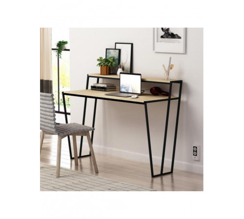 Стол письменный MSMLOFT с металлическим каркасом - 120×60×75 см.