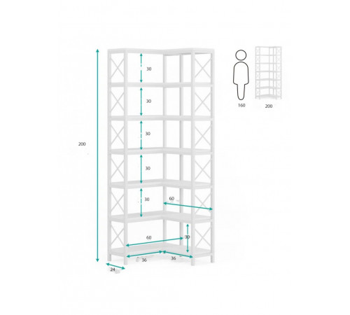 Стеллаж RRR— открытый LOFT-стеллаж для дома и офиса