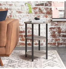 Круглый столик Mauch с 3-ярусными полками