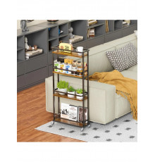 Візок для зберігання 4-ярусний для невеликого простору