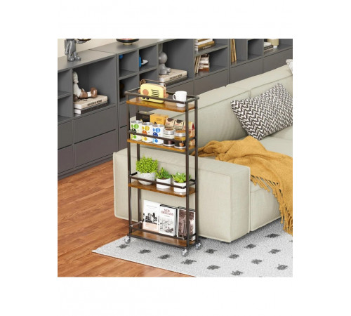 4-ярусная тележка для хранения — 90,5×42×15 см, МСМ