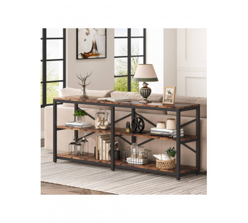 Стіл консольний 3-ярусний у фойє з полицями