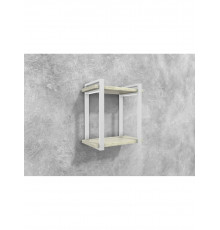 Полиця Айсберг Лофт 40 білий/білий MSMLOFT