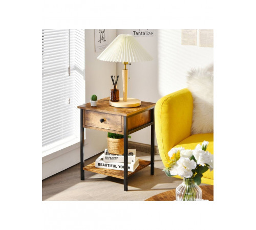 Тумбочка Gymax – стильный лофт элемент для современной спальни.