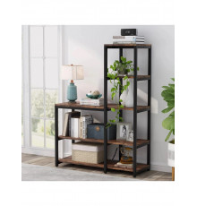 Стелаж Etagere 5-ярусний для дому, коричневий