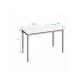 Металевий стіл "Cherol" — 160×60×74 см