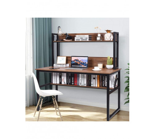 Письмовий стіл MSMLOFT з металевим каркасом — 120 × 60 × 140 см