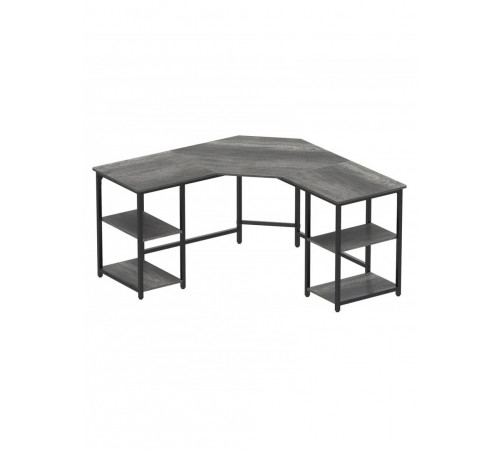 Г-образный компьютерный стол Haillee с металлическим основанием