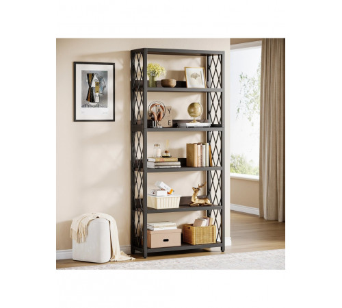 Стеллаж 5-ярусный с открытыми полками, 172×80×30 см