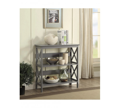 Етажерка Darek MSM — стильна 3-ярусна шафа для книг і декору