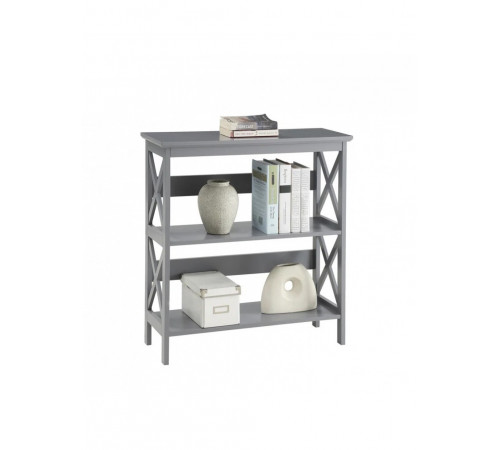 Етажерка Darek MSM — стильна 3-ярусна шафа для книг і декору