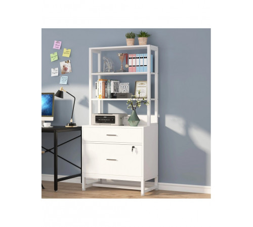 Шафа для документів — 2 шухляди та відкриті полиці (MSM)