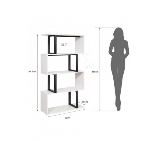 Стелаж 5 полиць MSM — функціональність і стиль у просторі