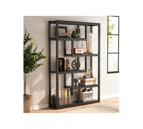 Стелаж “HX” MSM — стильний геометричний 6-ярусний стелаж