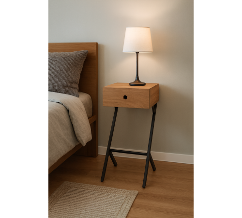 Тумба прикроватная с 1 ящиком — стиль лофт