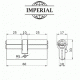 Циліндр лазерний Imperial - ZC 60 мм 30/30 к/к AB