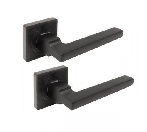 Ручки на розетці KEDR R06.180-AL black mat