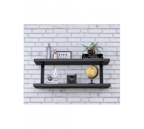 Полка PL-C-32 — MSMLOFT, 2 полки, металлический каркас.