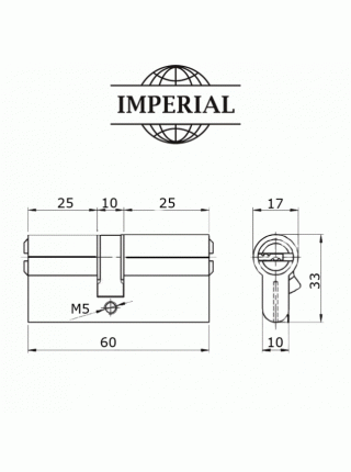 Цилиндр лазерный Imperial - ZC 60 мм 30/30 к/к AB