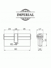 Циліндровий механізм Imperial ZC 60 мм 30/30 ключ-ключ