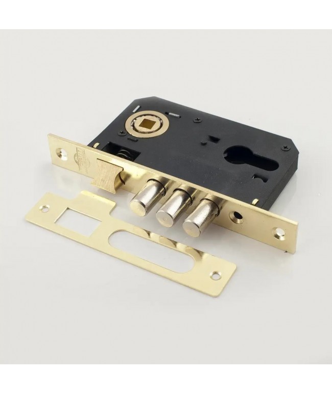 Врізний замок у двері IMPERIAL 9011 SR-3R PB