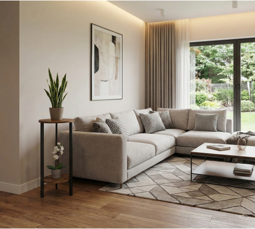 Підставка для квітів Migues: Стильна етажерка Loft на 3 рівні