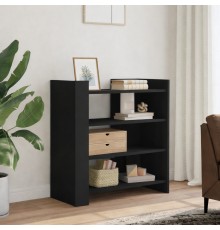 Шкаф VidaXL черный 73,5x35x75 см