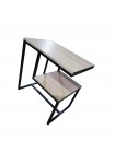 Журнальний столик приставний в стилі MSMLOFT, металевий каркас 