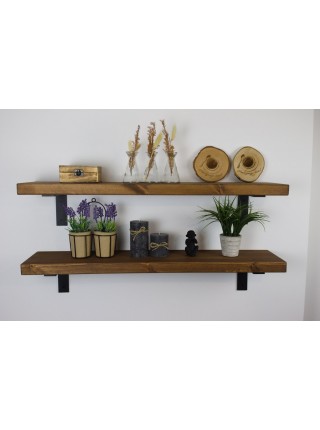 LOFT SHELF полиця одностінна, бохо, вінтаж, підвісна полиця, для кухні, для вітальні, для книг