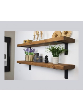 LOFT SHELF полиця одностінна, бохо, вінтаж, підвісна полиця, для кухні, для вітальні, для книг