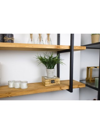 LOFT SHELF подвійна полиця, сосна, лофт, підвісна полиця, для кухні, для вітальні