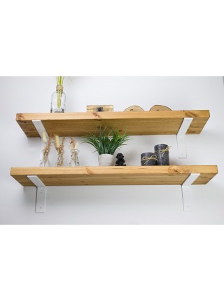 LOFT SHELF  полиця одностінна, вінтаж, підвісна полиця, для кухні, для вітальні, для книг