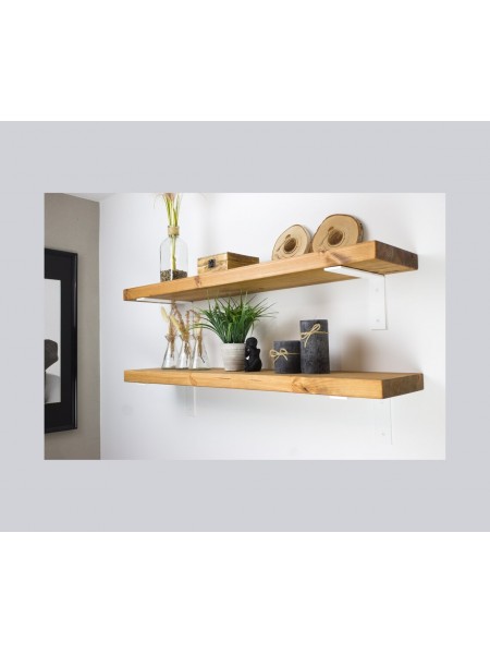 LOFT SHELF  полиця одностінна, вінтаж, підвісна полиця, для кухні, для вітальні, для книг