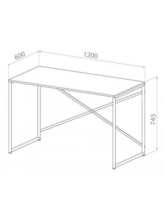 Письменный стол с крестовиной