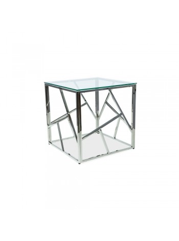 Журнальний стіл Escada MSMLOFT Прозоро/ Срібний
