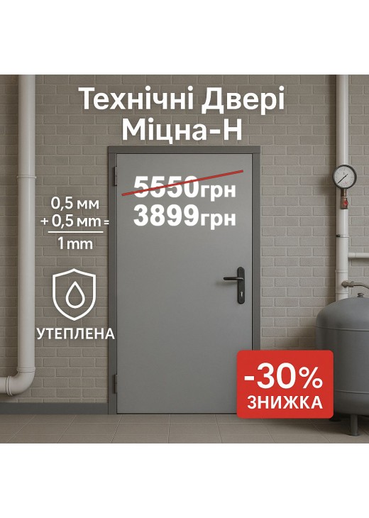 Технічні двері New 2025 Міцна - Н