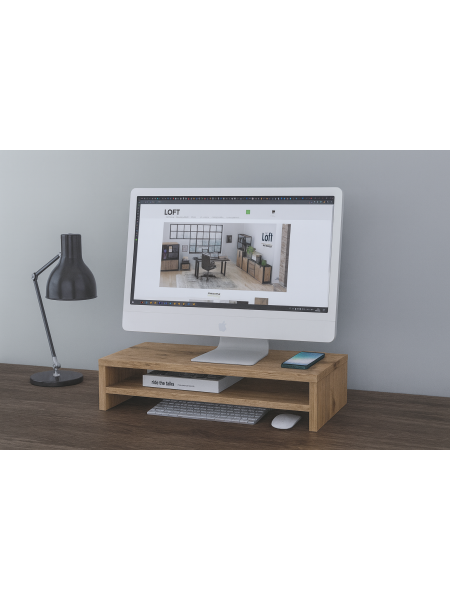 Надставка під монітор NS-7 MSMLOFT дуб апалачі Надставка під монітор NS-7 MSMLOFT дуб апалачі