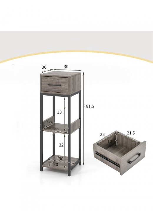 3-ярусна кімнатна підставка для рослин з ящиком 3-ярусна кімнатна підставка для рослин з ящиком