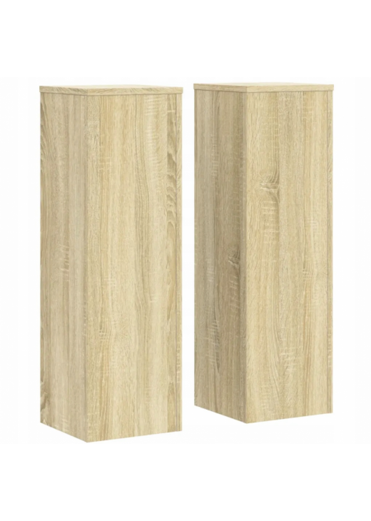 Підставки для рослин, 2 шт., дуб сонома Підставки для рослин, 2 шт., дуб сонома