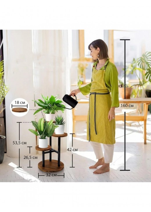 Триярусна підставка для квітів