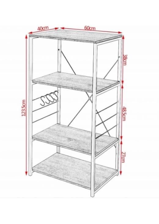 Кухонна полиця WOLTU Кухонна полиця WOLTU