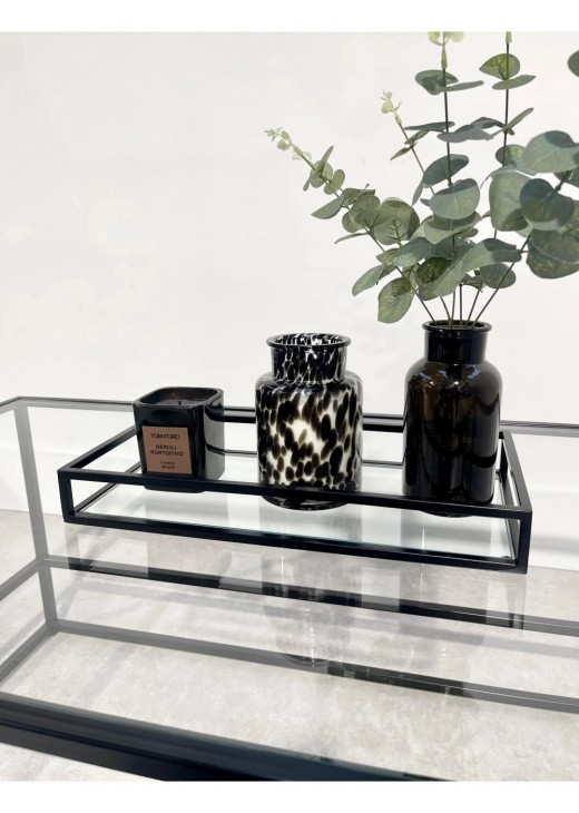 Піднос декоративний, чорний